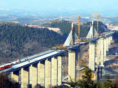 滬蓉高鐵跨漢江大橋